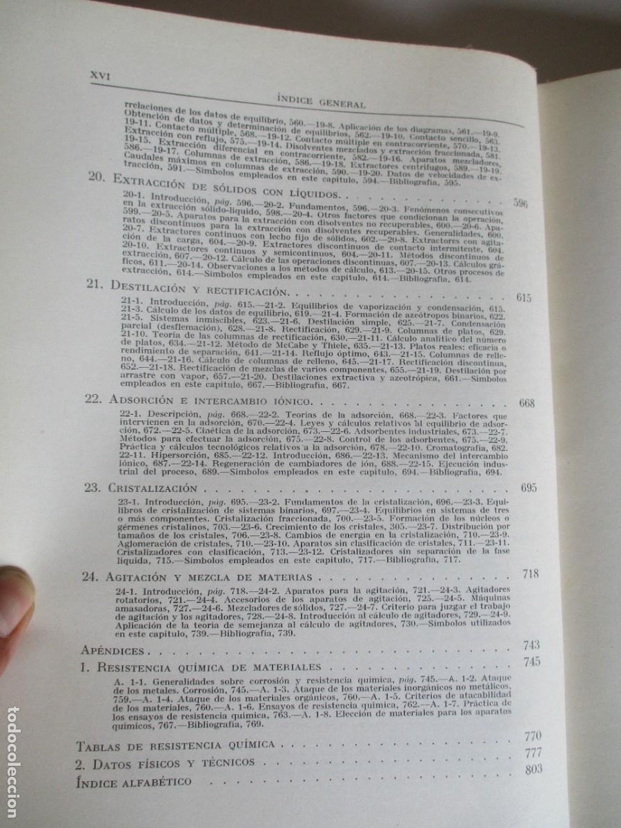 Libros de segunda mano de ciencias: &Aacute;NGEL VIAN , JOAQU&Iacute;N OC&Oacute;N Elementos de ingenier&iacute;a qu&iacute;mica (operaciones b&aacute;sicas) W28963 - Foto 6