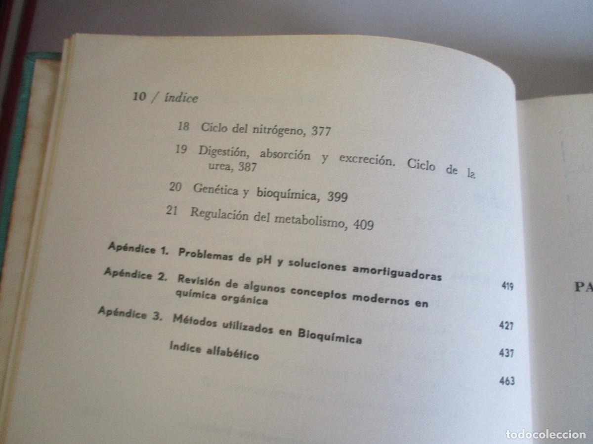 Libros de segunda mano de ciencias: ERIC E. CONN , P.K. STUMPF Bioqu&iacute;mica fundamental W28968 - Foto 4