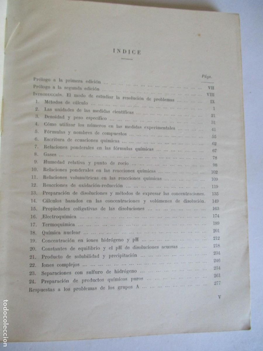 Libros de segunda mano de ciencias: C. PIERCE Y R. NELSON-SMITH Problemas de qu&iacute;mica general W28991 - Foto 4