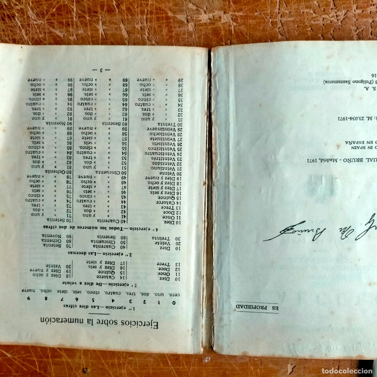 Libros de segunda mano de ciencias: ejercicios de calcullo ediciones bruno 1971 portada pegatina aviaco - Foto 3