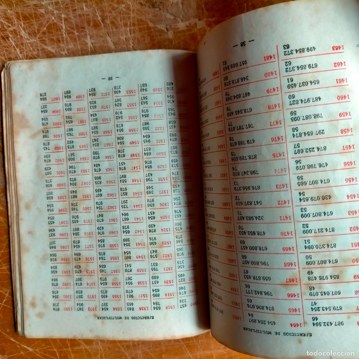 Libros de segunda mano de ciencias: ejercicios de calcullo ediciones bruno 1971 portada pegatina aviaco - Foto 4