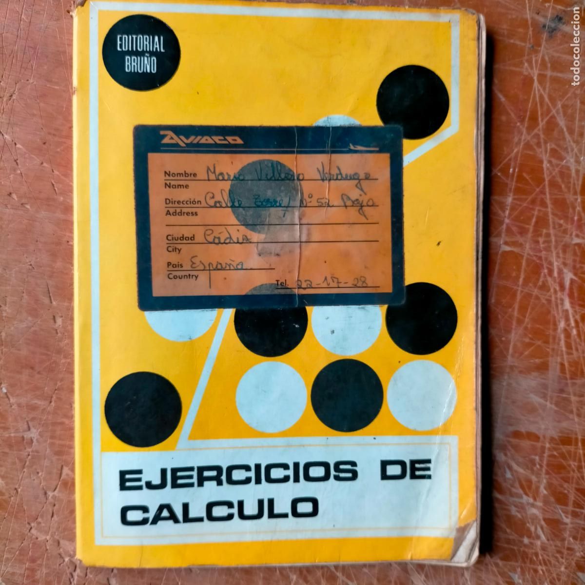 Libros de segunda mano de ciencias: ejercicios de calcullo ediciones bruno 1971 portada pegatina aviaco - Foto 1