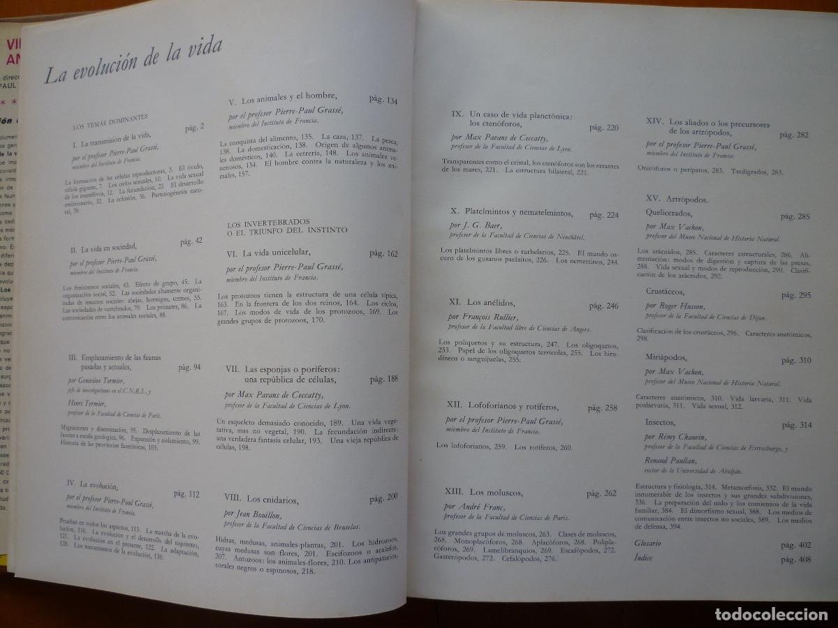 Libros de segunda mano: LA VIDA DE LOS ANIMALES - LA EVOLUCION DE LA VIDA - Foto 3
