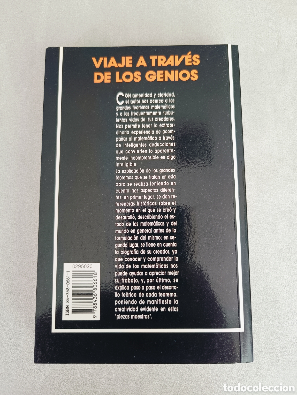 Libros de segunda mano de ciencias: Viaje a trav&eacute;s de los genios. William Dunham. - Foto 3
