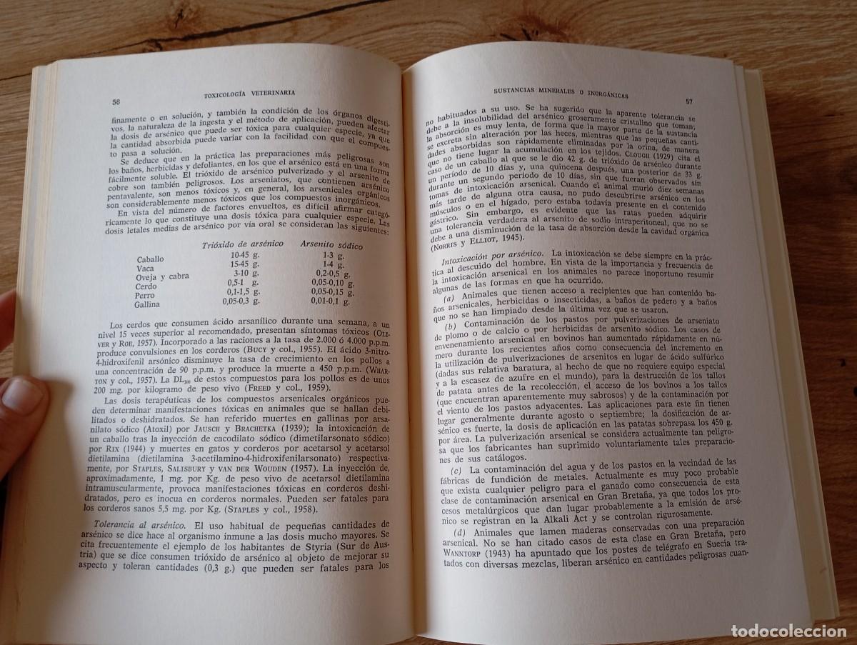 Libros de segunda mano: Toxicolog&iacute;a veterinaria R. J. Garner - Foto 4