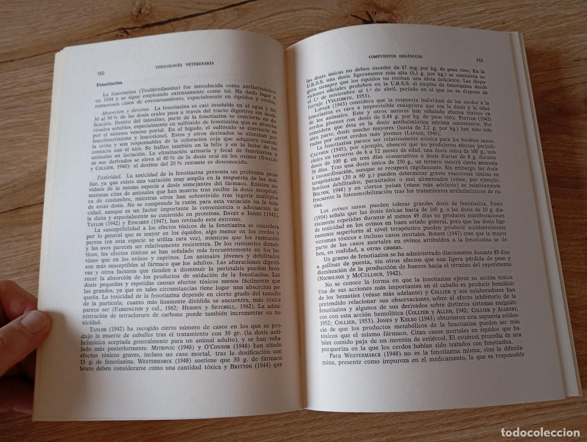 Libros de segunda mano: Toxicolog&iacute;a veterinaria R. J. Garner - Foto 5