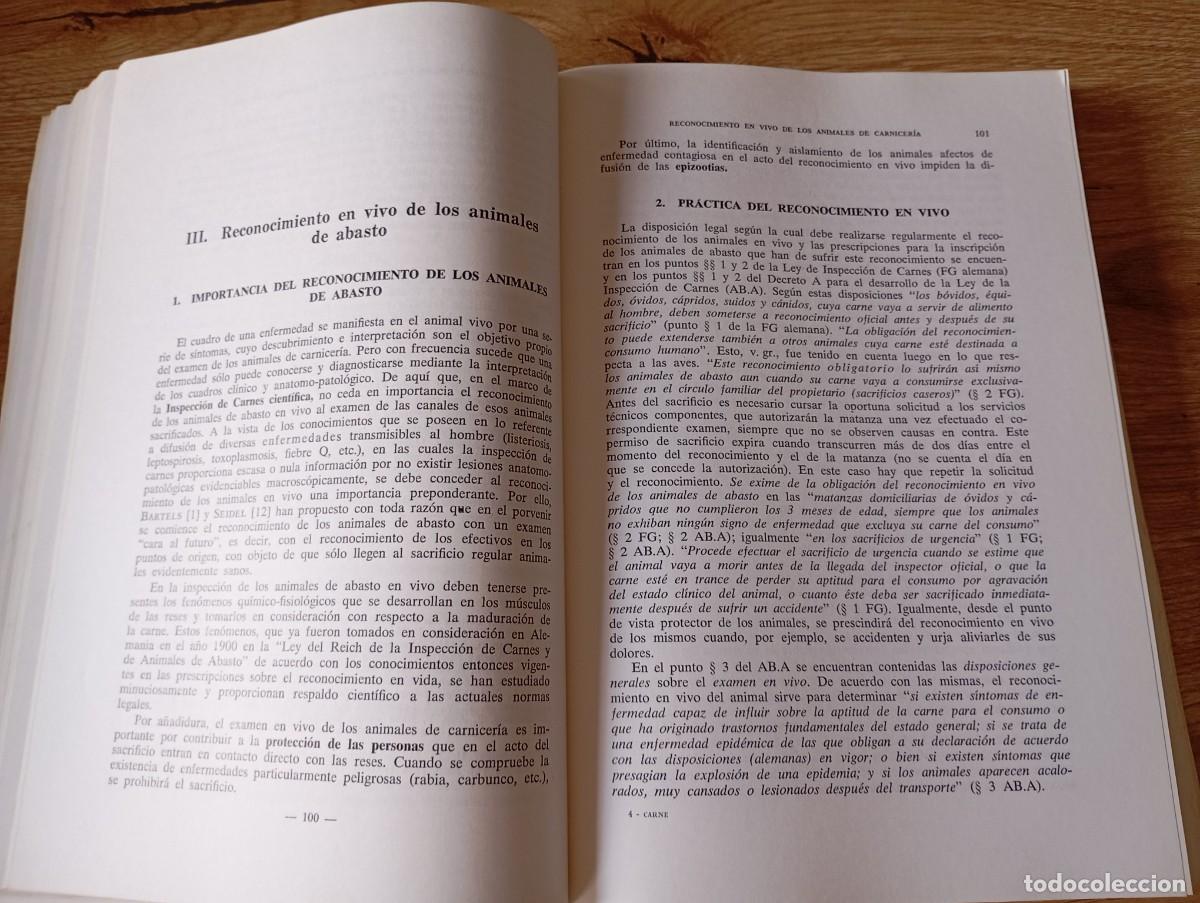 Libros de segunda mano: Inspecci&oacute;n veterinaria de la carne H. Bartels - Foto 5