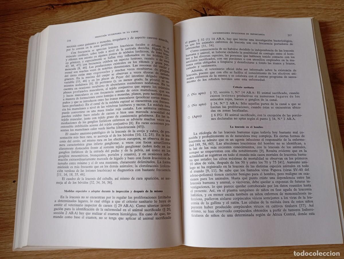 Libros de segunda mano: Inspecci&oacute;n veterinaria de la carne H. Bartels - Foto 6