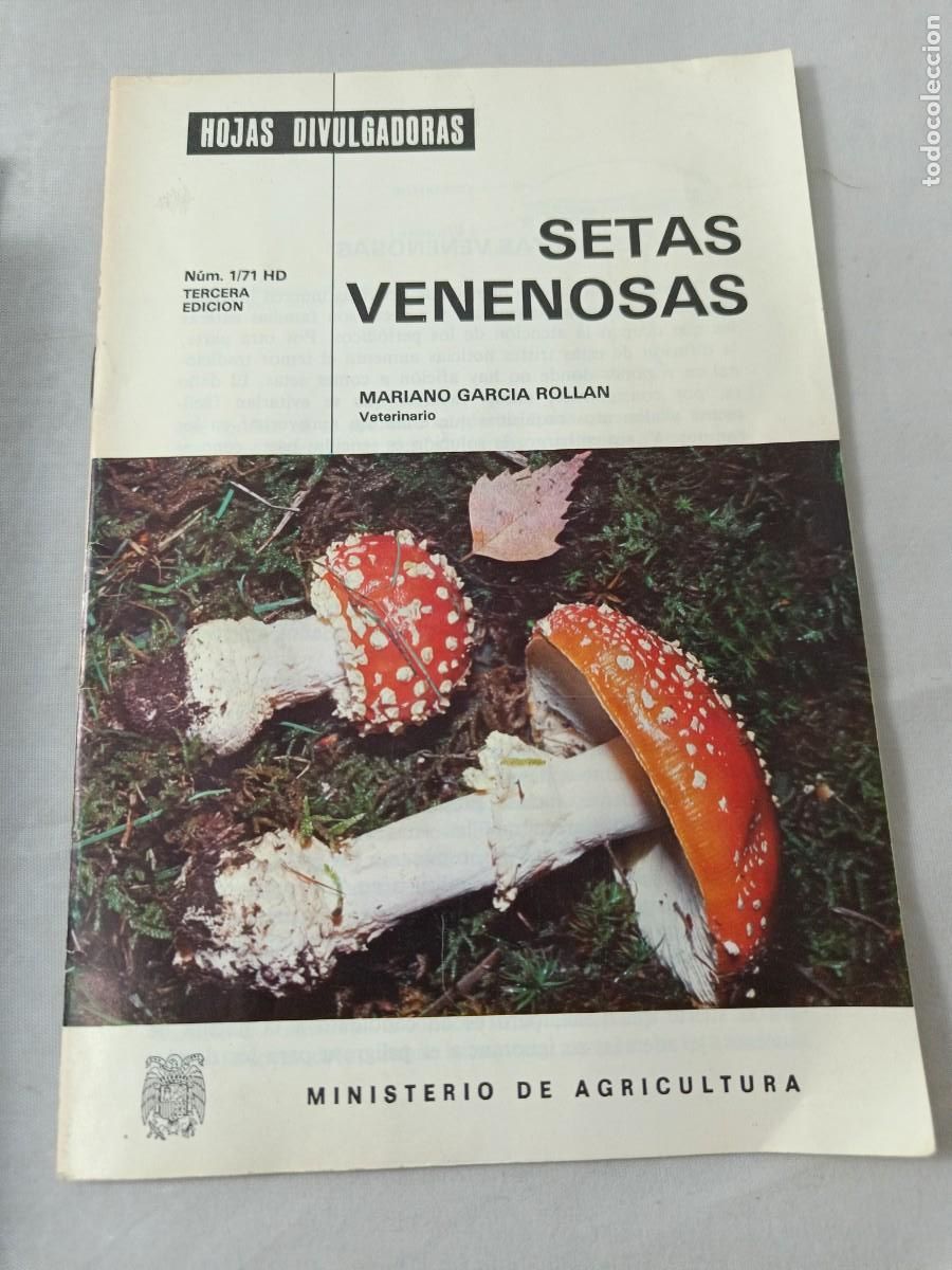 Libros de segunda mano: SETAS VENENOSAS. MARIANO GARC&Iacute;A ROLL&Aacute;N. - Foto 1