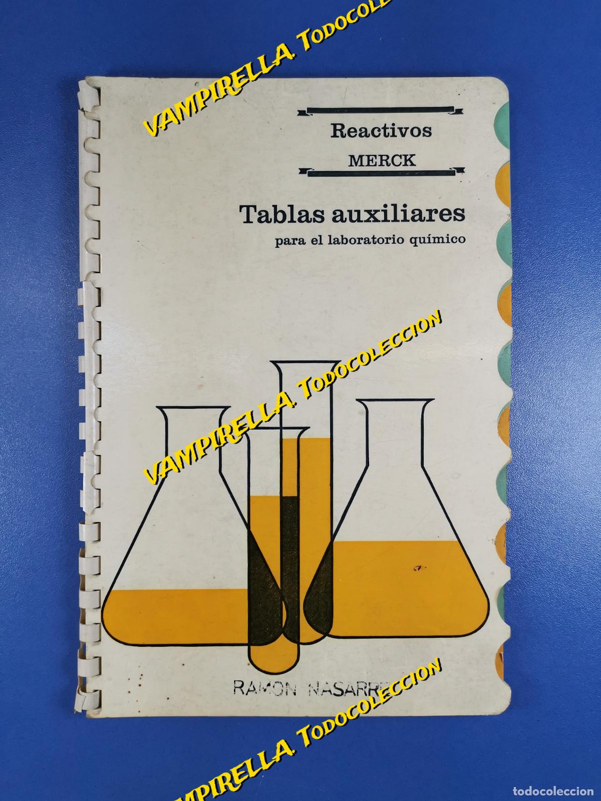 Libros de segunda mano de ciencias: Tablas auxiliares para el laboratorio qu&iacute;mico - Foto 1