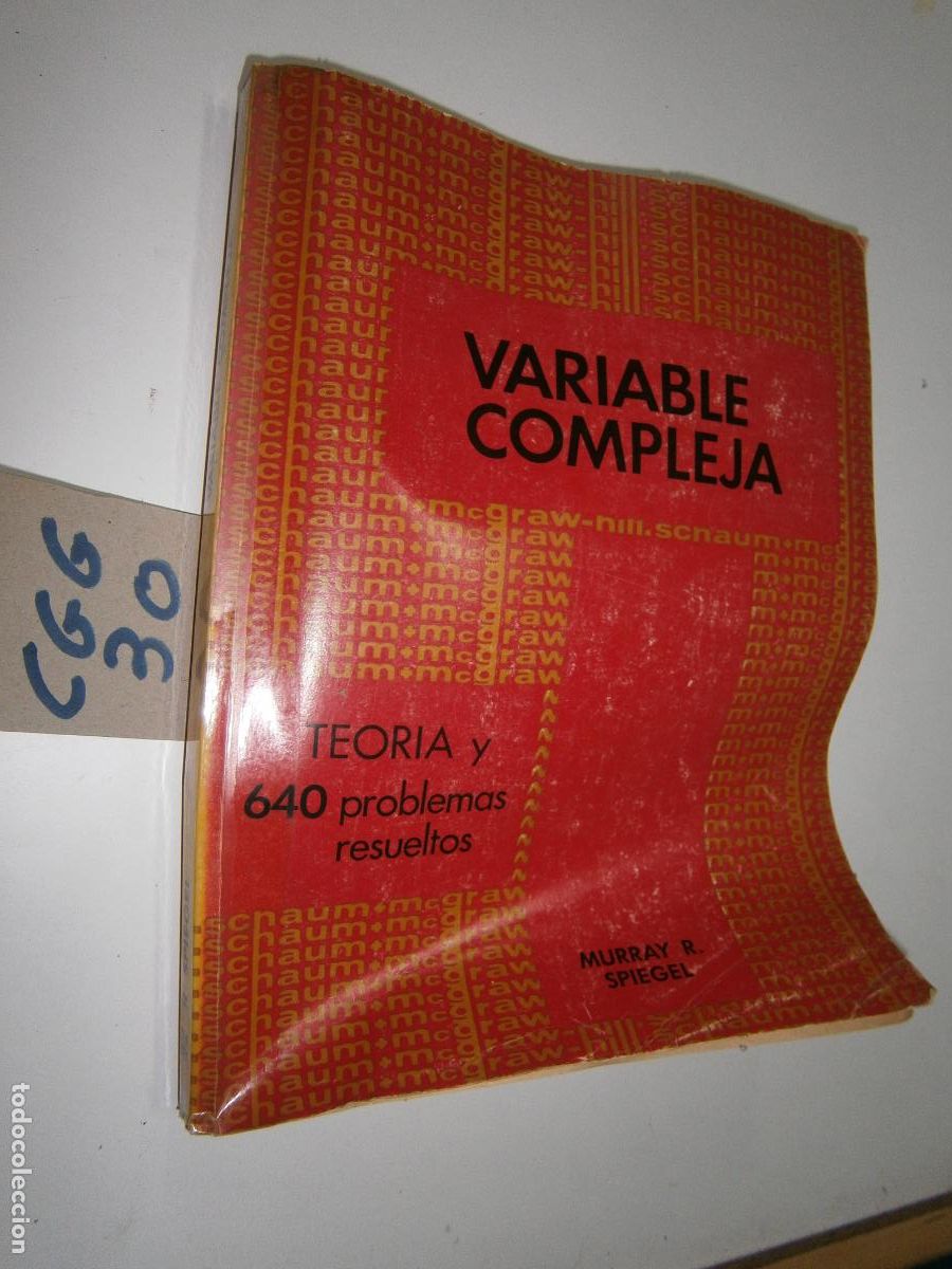Libros de segunda mano de ciencias: ANTIGUO LIBRO DE TEXTO - VARIABLE COMPLEJA - Foto 1