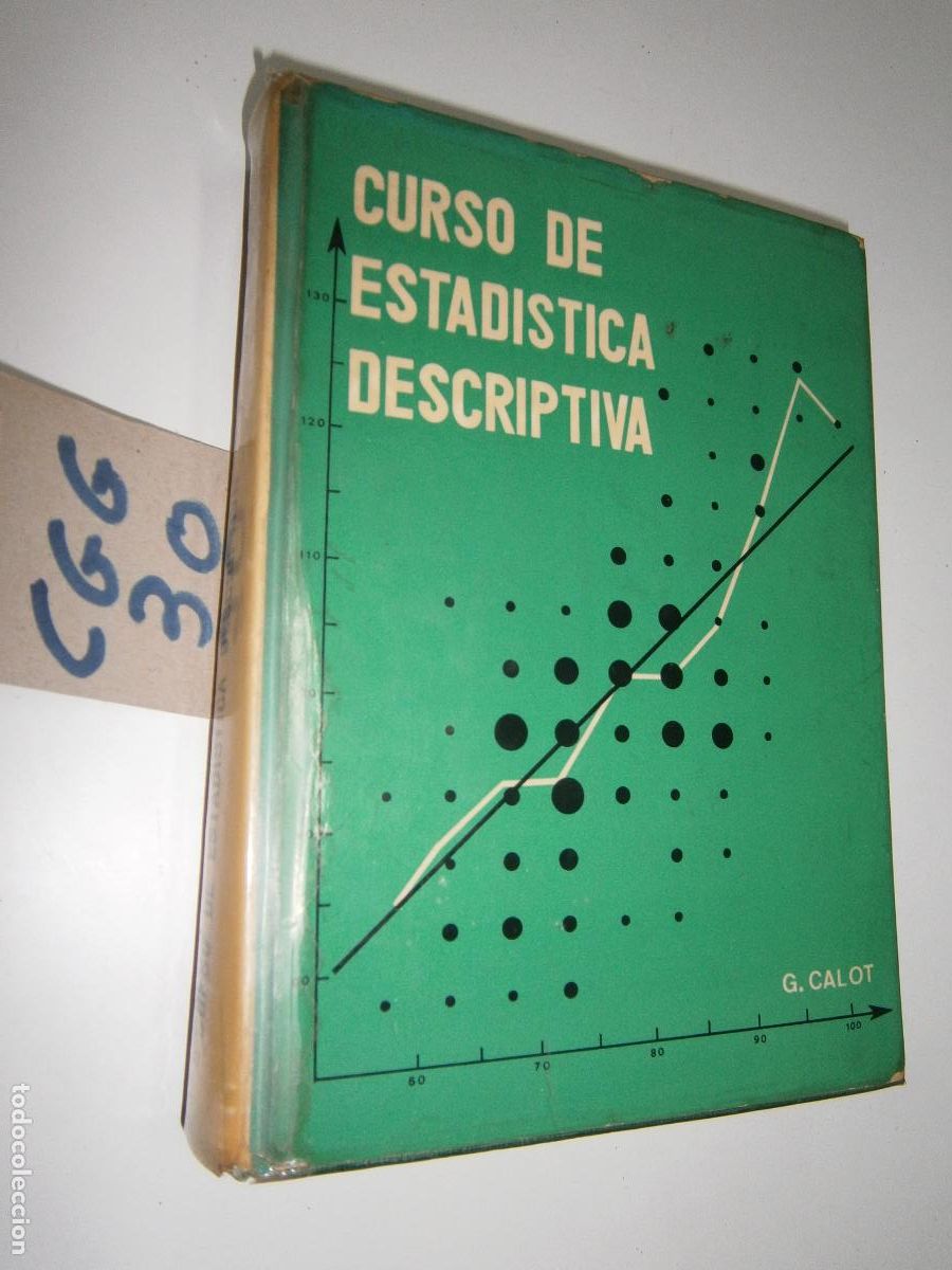 Libros de segunda mano de ciencias: ANTIGUO LIBRO DE TEXTO - ESTADISTICA DESCRIPTIVA - Foto 1
