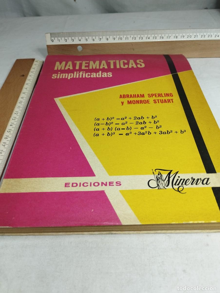 Libros de segunda mano de ciencias: Matem&aacute;ticas simplificadas. Ediciones Minerva. - Foto 1