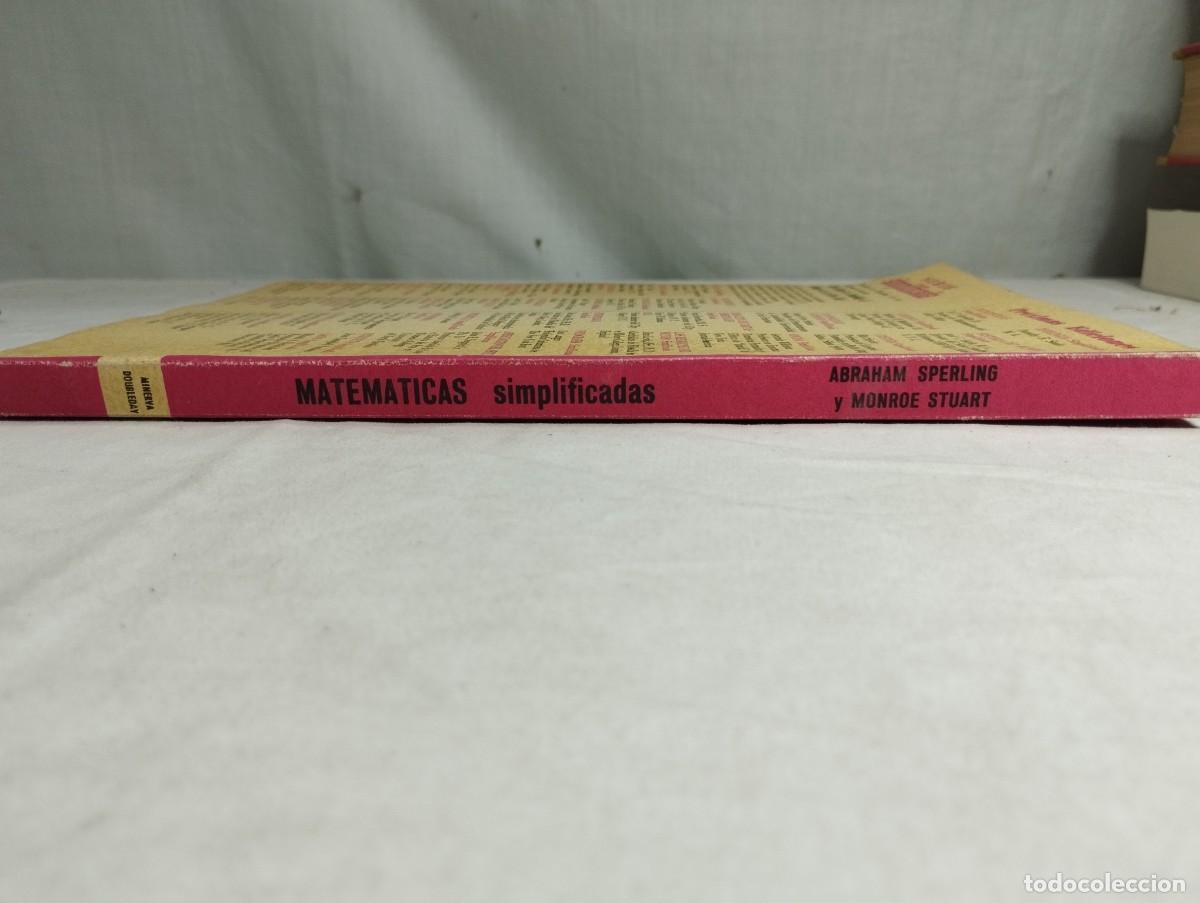 Libros de segunda mano de ciencias: Matem&aacute;ticas simplificadas. Ediciones Minerva. - Foto 3