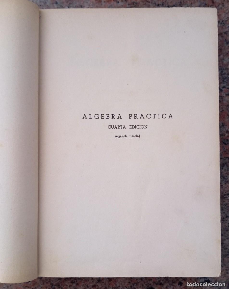 Libros de segunda mano de ciencias: ALGEBRA PRACTICA - CARLOS MATAIX - Foto 4