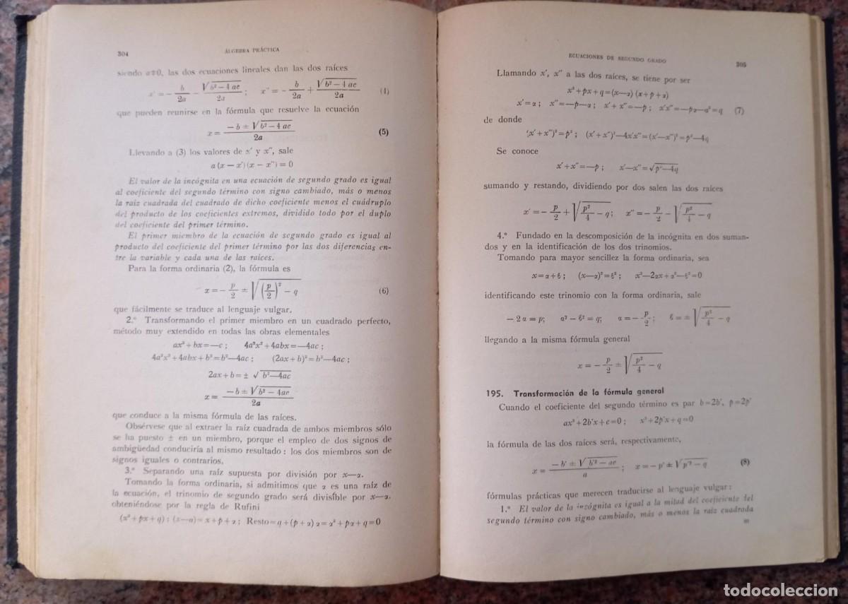 Libros de segunda mano de ciencias: ALGEBRA PRACTICA - CARLOS MATAIX - Foto 7