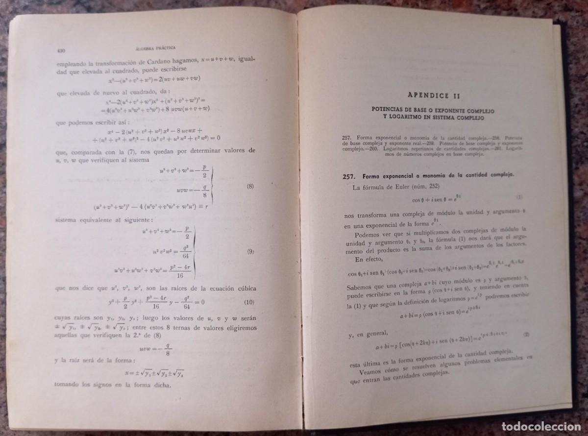 Libros de segunda mano de ciencias: ALGEBRA PRACTICA - CARLOS MATAIX - Foto 8