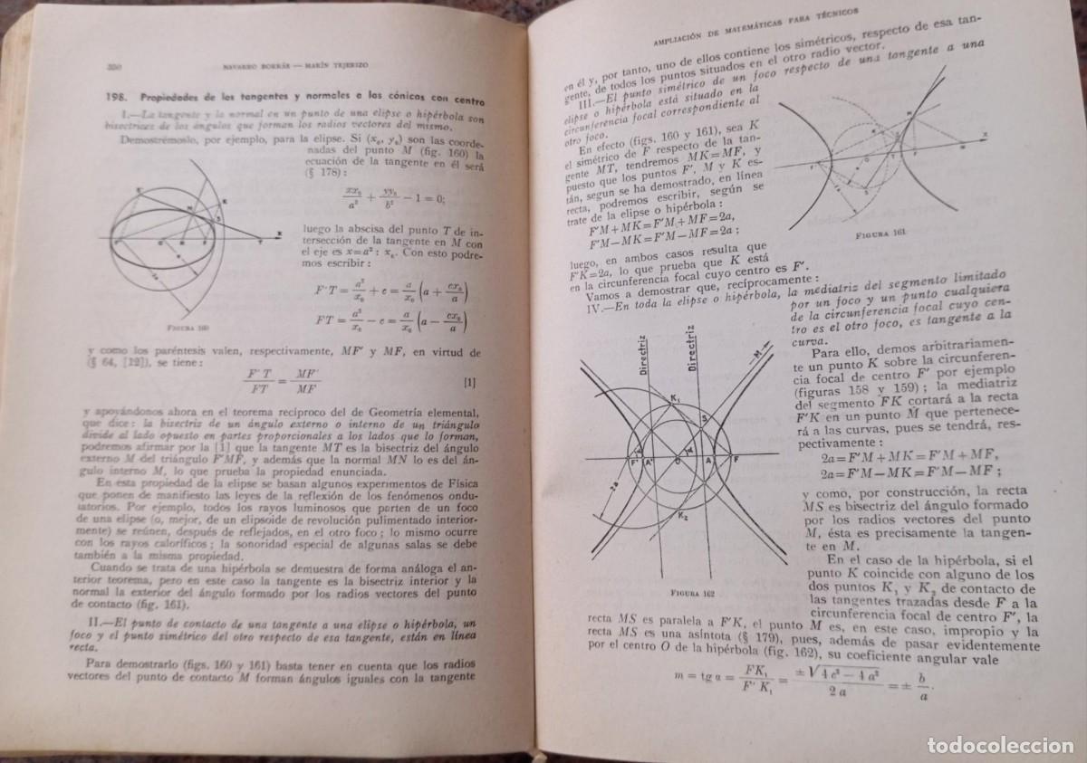 Libros de segunda mano de ciencias: AMPLIACION DE MATEMATICOS PARA TECNICOS - NAVARRO - Foto 5