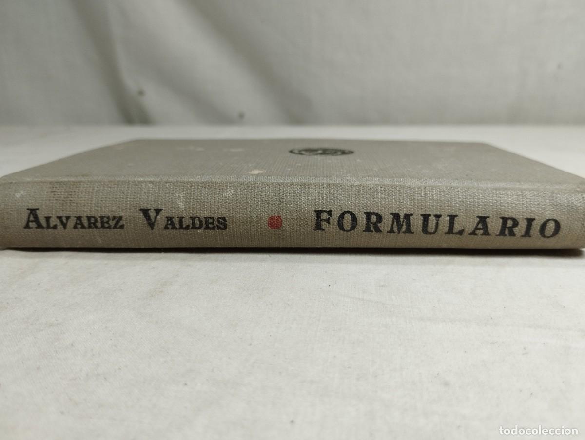 Libros de segunda mano de ciencias: Formulario. L. &Aacute;lvarez Vald&eacute;s - Foto 3