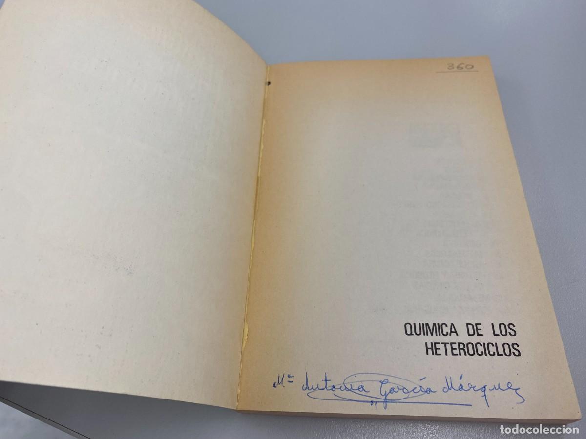 Libros de segunda mano de ciencias: QUIMICA DE LOS HETEROCICLOS, D W YOUNG, ALHAMBRA - Foto 4
