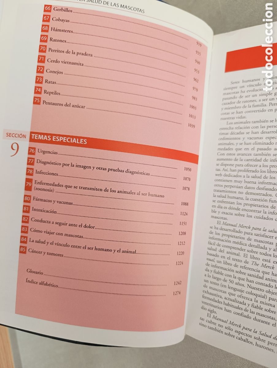 Libros de segunda mano: Manual Merck para la salud de las Mascotas. - Foto 9