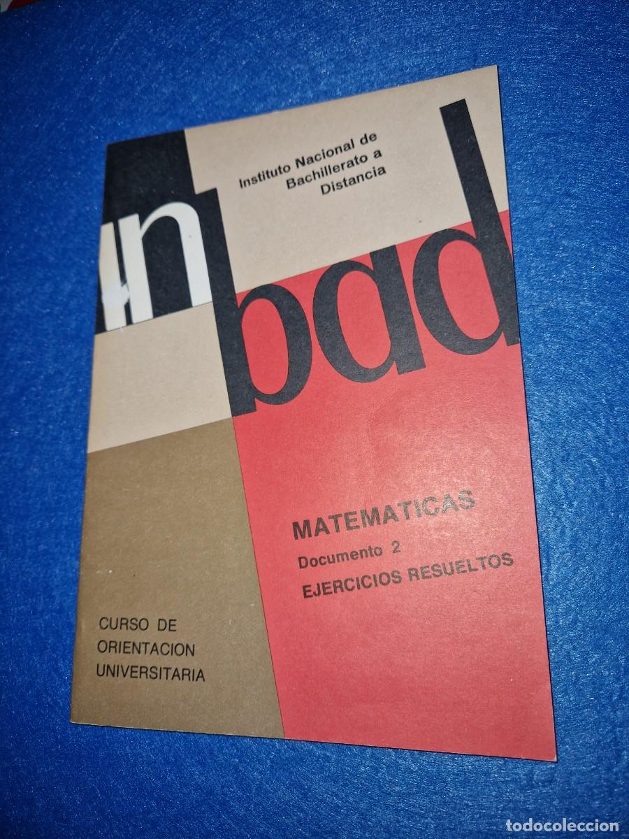 Libros de segunda mano de ciencias: INBAD MATEMATICAS DOCUMENTOS 2 EJERCICIOS RESUELTOS - Foto 1