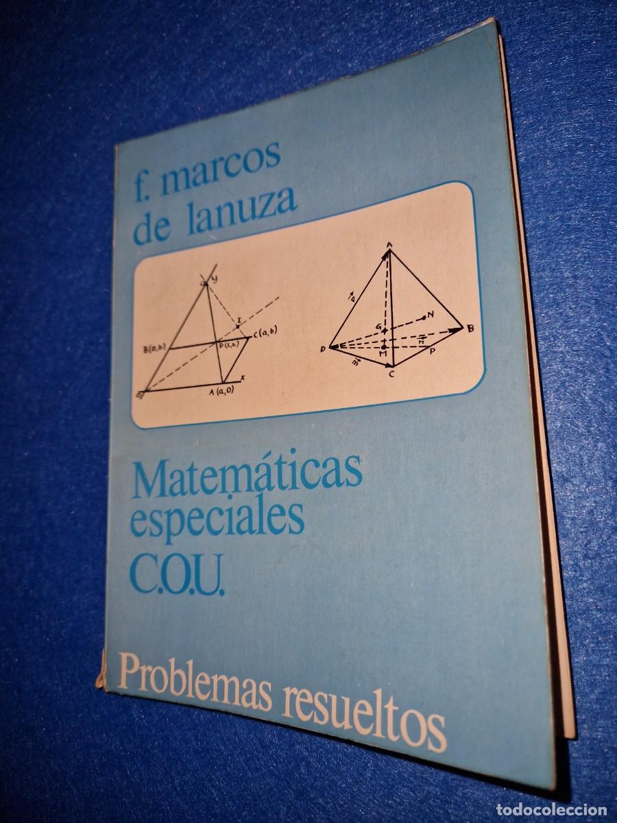 Libros de segunda mano de ciencias: MATEMATICAS COU- PROBLEMAS RESUELTOS - MARCOS LANUZA - Foto 1
