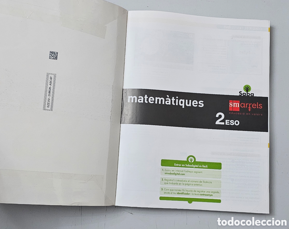 Libros de segunda mano de ciencias: LIBRO MATEMATIQUES 2&deg; ESO (Espa&ntilde;a - SM - 2016) - Foto 5