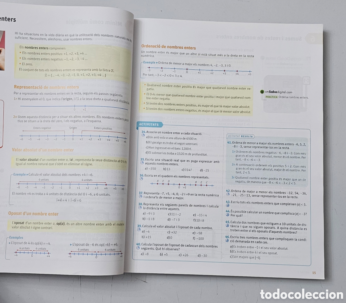 Libros de segunda mano de ciencias: LIBRO MATEMATIQUES 2&deg; ESO (Espa&ntilde;a - SM - 2016) - Foto 12