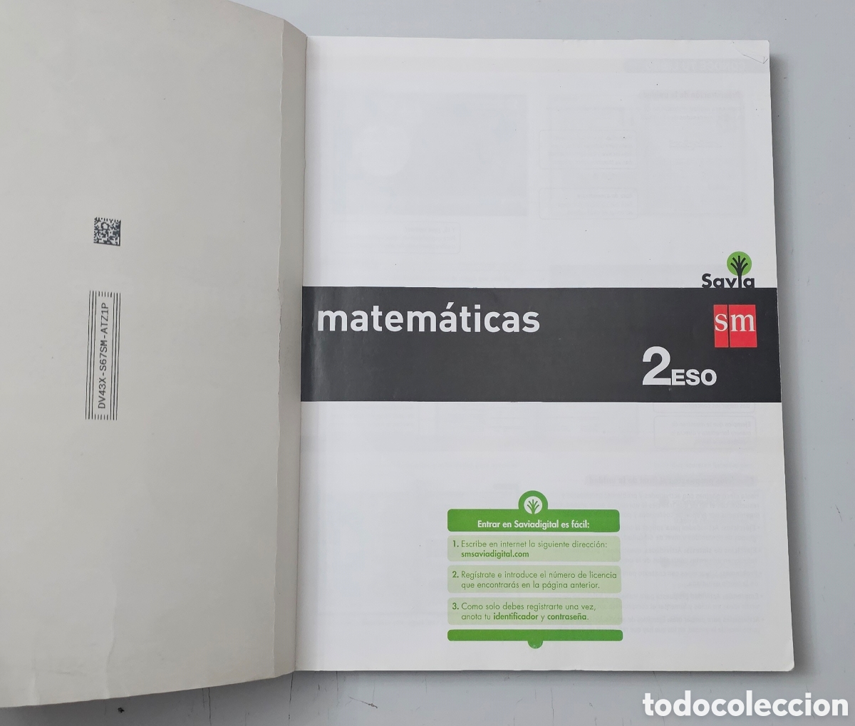 Libros de segunda mano de ciencias: LIBRO MATEMATICAS 2&deg; ESO (Espa&ntilde;a - SM - 2016) - Foto 5