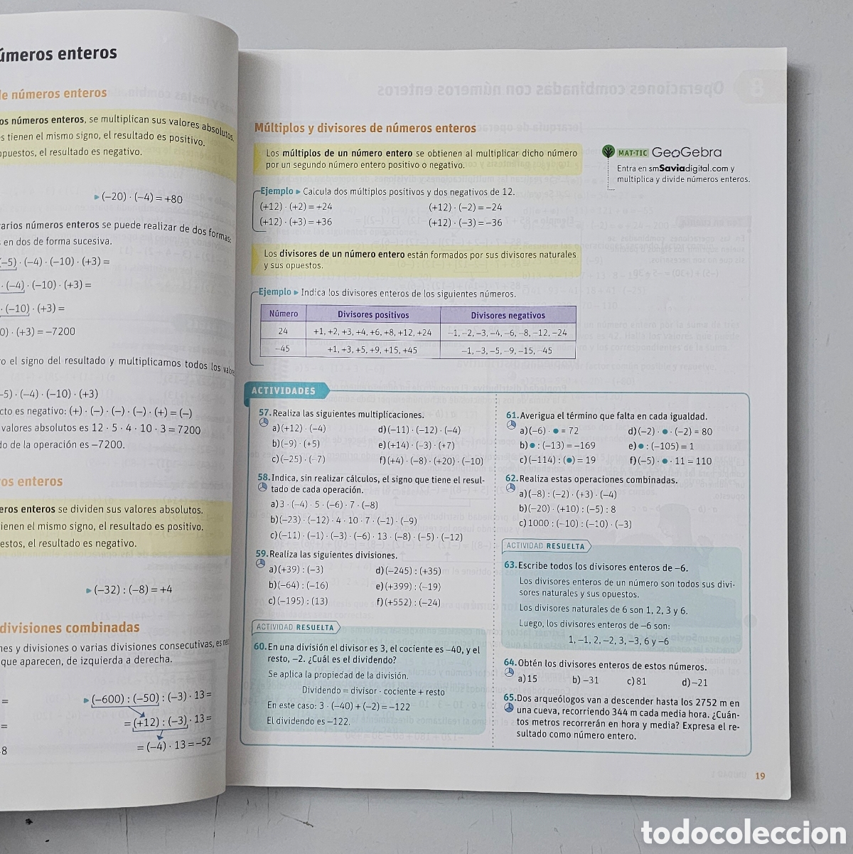 Libros de segunda mano de ciencias: LIBRO MATEMATICAS 2&deg; ESO (Espa&ntilde;a - SM - 2016) - Foto 14