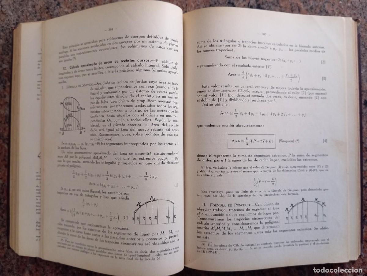 Libros de segunda mano de ciencias: CURSO DE GEOMETRIA - PEDRO PUIG - Foto 4