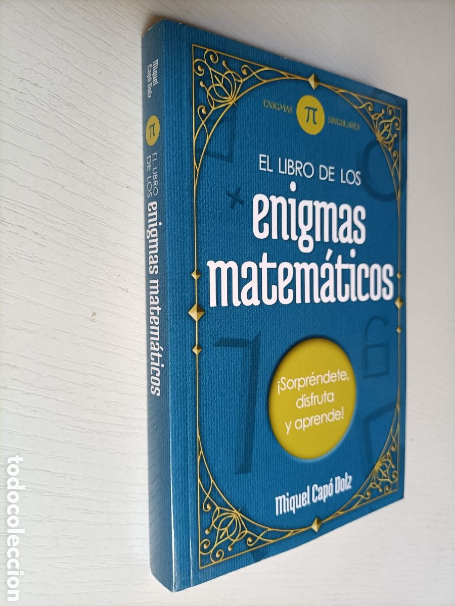 Libros de segunda mano de ciencias: El libro de los enigmas matem&aacute;ticas Miquel Capo - Foto 1