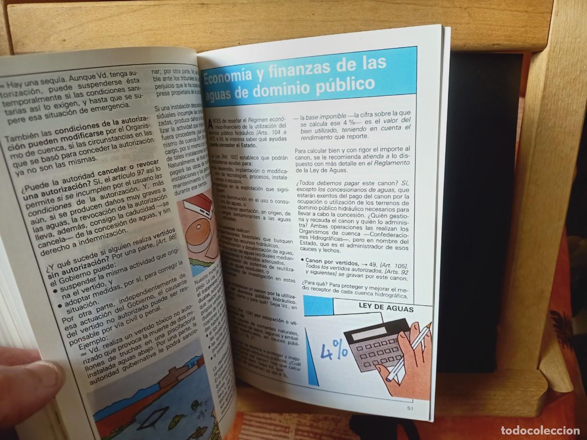 Libros de segunda mano: EL LIBRO DEL AGUA. GU&Iacute;A DE LA LEY DE AGUAS. MOPU. 1985 - Foto 8