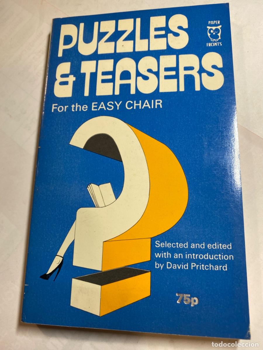 Libros de segunda mano de ciencias: PUZZLES & TEASERS FOR EASY CHAIR. DAVID PRITCHARD. 1988 - Foto 1