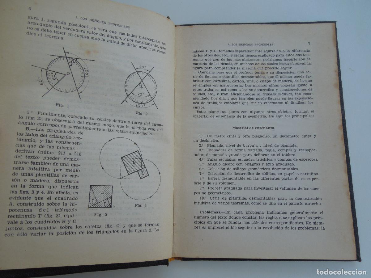 Libros de segunda mano de ciencias: GEOMETRIA - SEGUNDO GRADO - CLAVE - EDICIONES BRU&Ntilde;O -1963 - TAPAS DURAS - Foto 4
