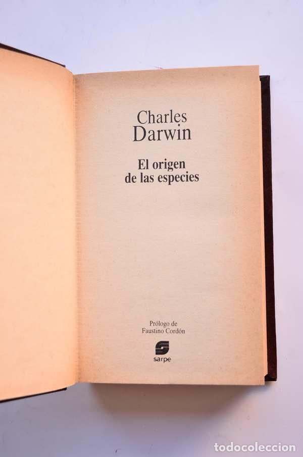Libros de segunda mano: El origen de las especies. Tomo I - DARWIN, Charles - Foto 2