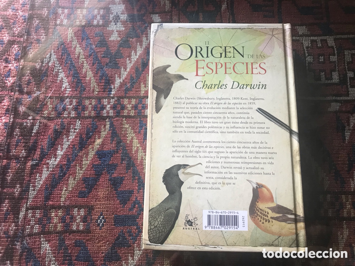 Libros de segunda mano: Origen de las especies. Charles Darwin. Edici&oacute;n conmemorativa. Austral - Foto 3