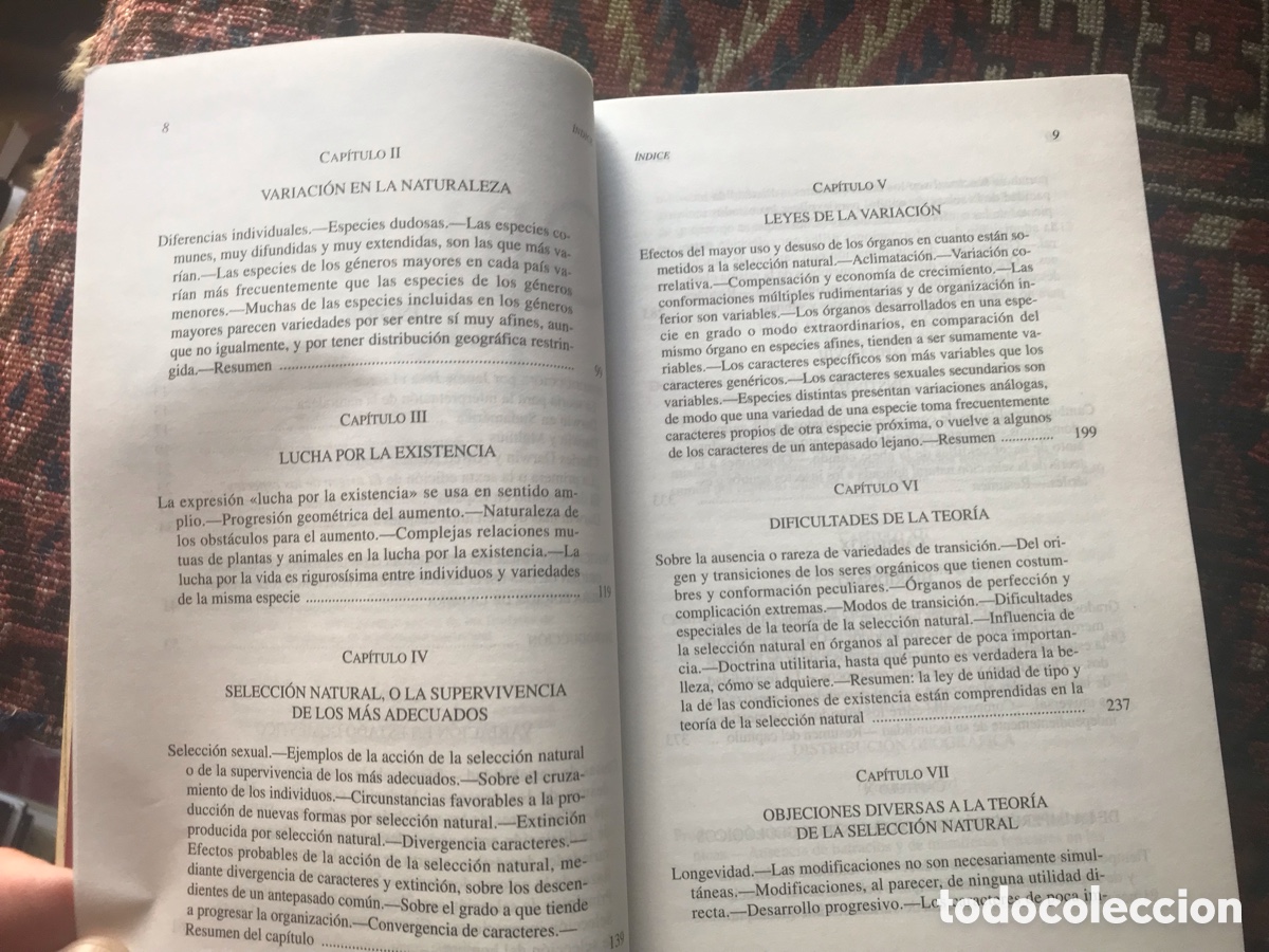 Libros de segunda mano: Origen de las especies. Charles Darwin. Edici&oacute;n conmemorativa. Austral - Foto 5