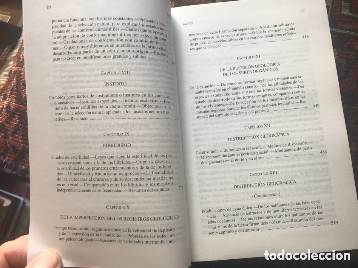 Libros de segunda mano: Origen de las especies. Charles Darwin. Edici&oacute;n conmemorativa. Austral - Foto 6