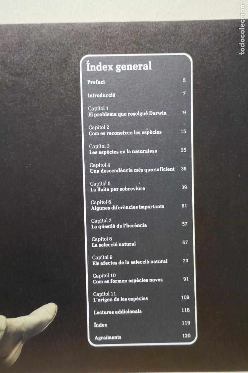 Libros de segunda mano: LORIGEN DE LES ESP&Egrave;CIES - DIPUTACI&Oacute; DE BARCELONA - Foto 6