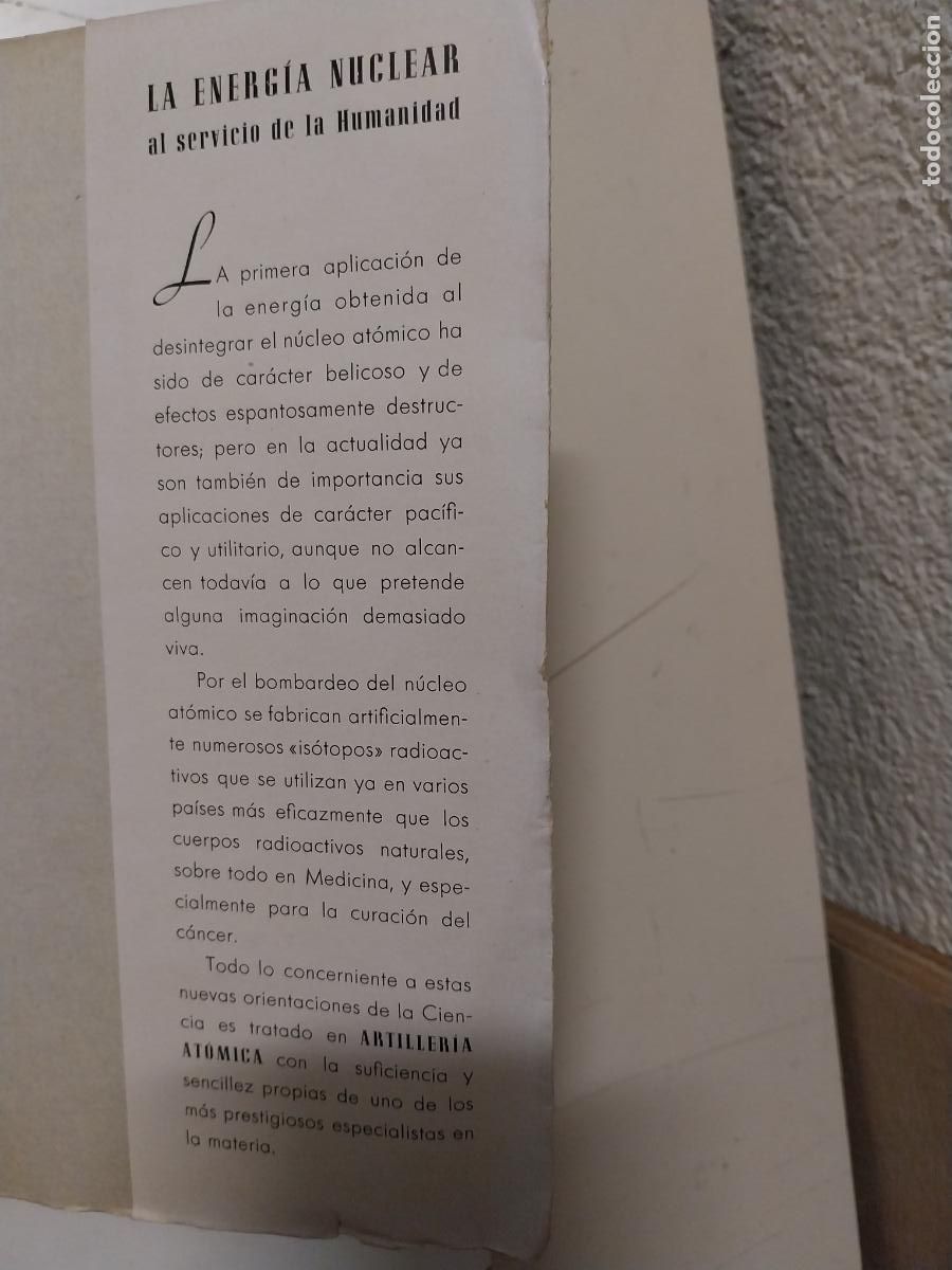 Libros de segunda mano de ciencias: mauricio nahmias. artilleria atomica - Foto 3