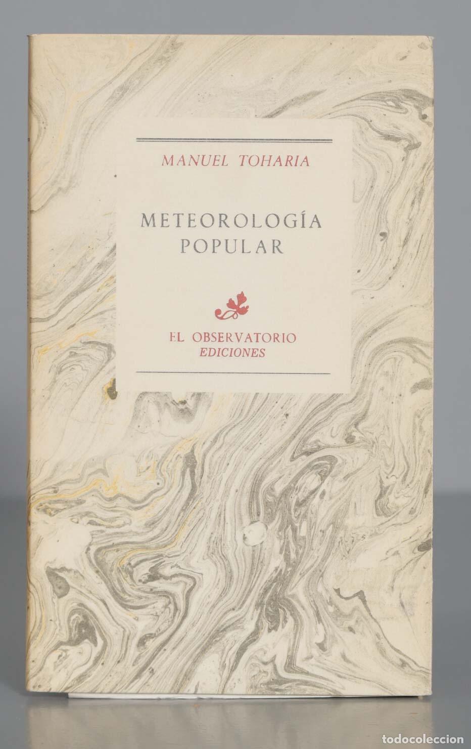 Libros de segunda mano: METEOROLOGIA POPULAR Manuel Toharia - Foto 1