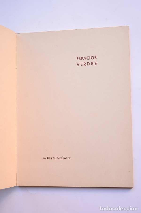 Libros de segunda mano: Espacios verdes - RAMOS FERN&Aacute;NDEZ, &Aacute;ngel - Foto 2