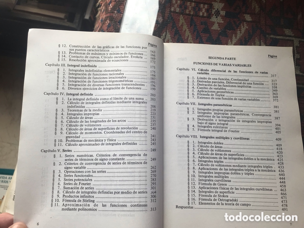 Libros de segunda mano de ciencias: 5000 problemas de an&aacute;lisis matem&aacute;tico. B. P. Demidovich - Foto 5