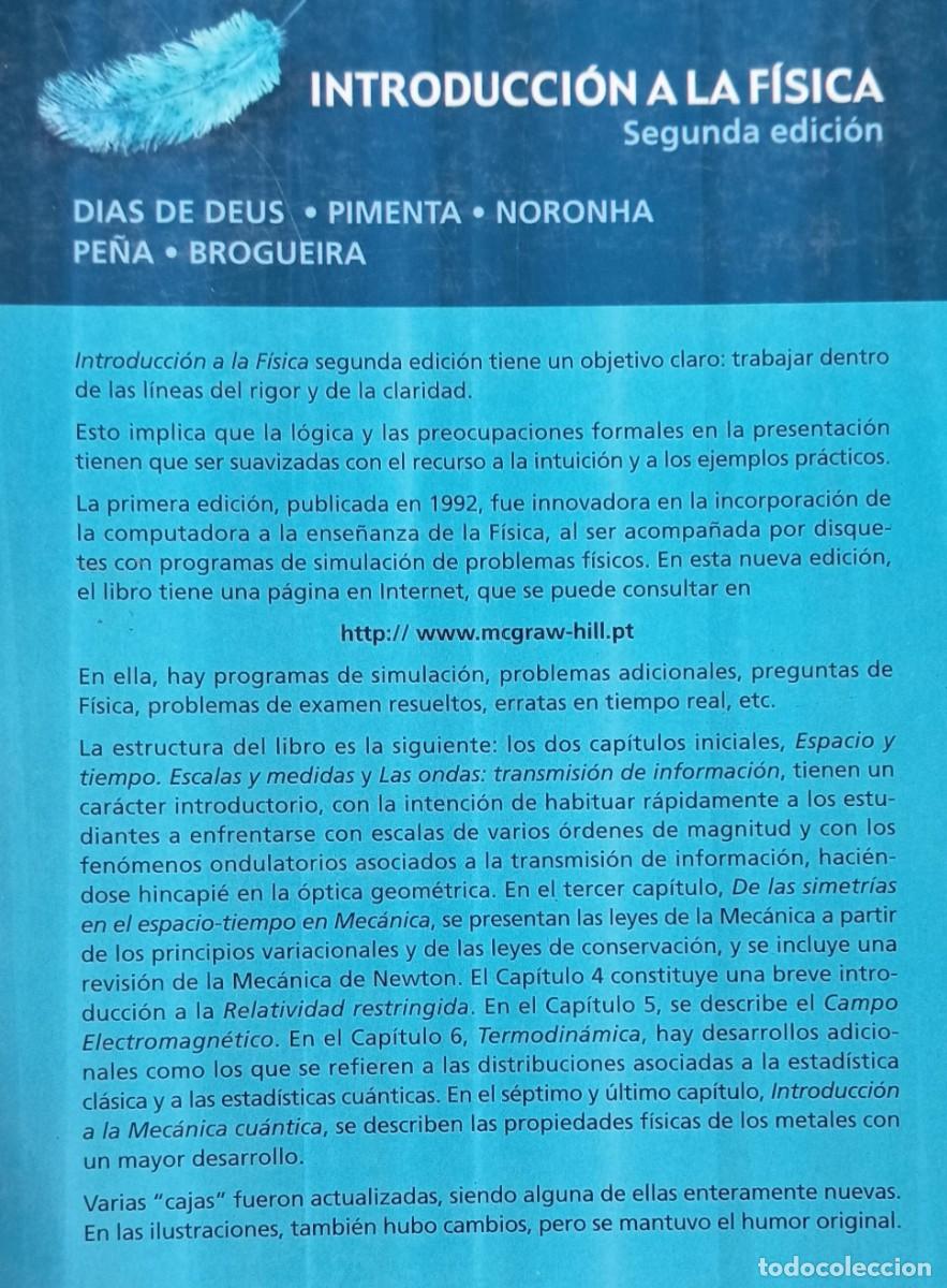 Libros de segunda mano de ciencias: INTRODUCCION A LA FISICA - MC GRAW HILL - Foto 2