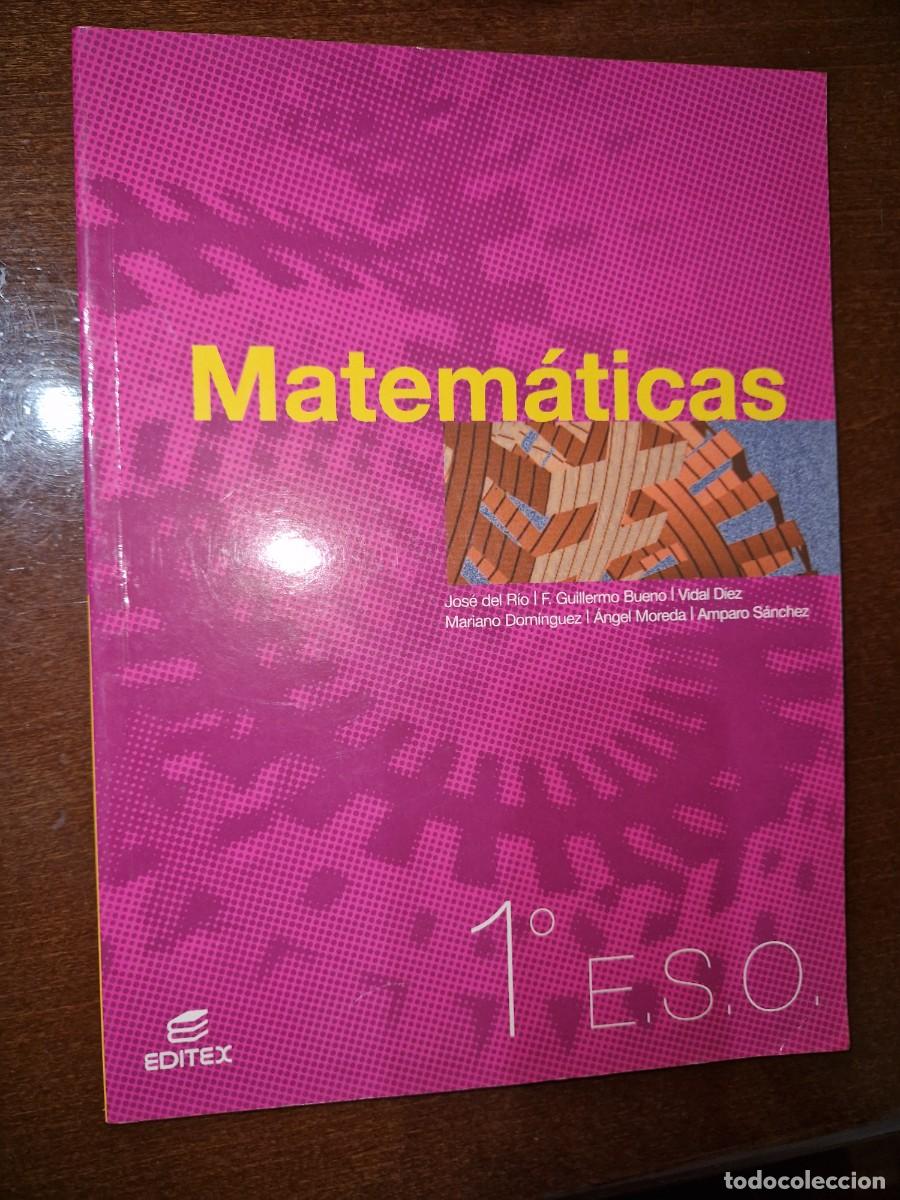 Libros de segunda mano de ciencias: MATEMATICAS 1 ESO - EDITEX - JOSE DEL RIO - Foto 1