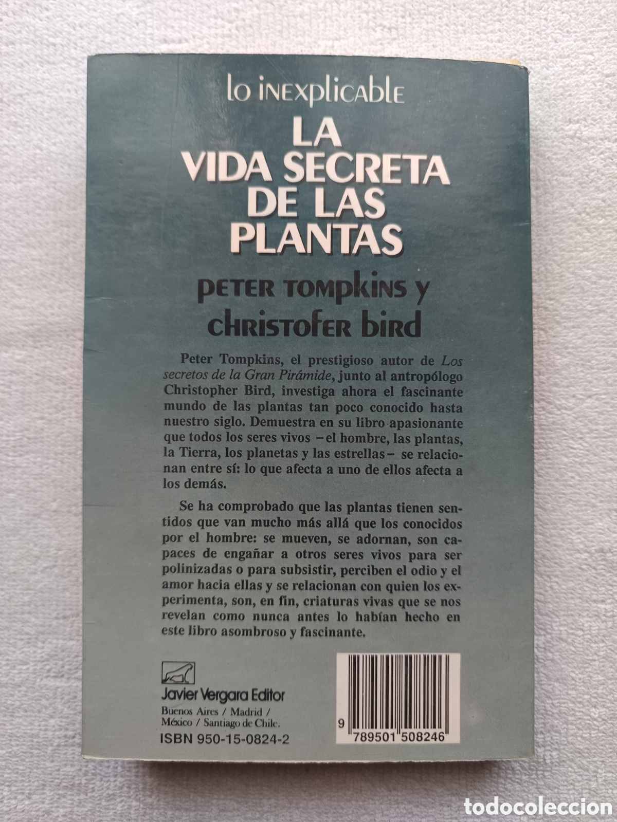 Libros de segunda mano: La Vida Secreta de las Plantas - Peter Tompkins / Christopher Bird - Foto 2