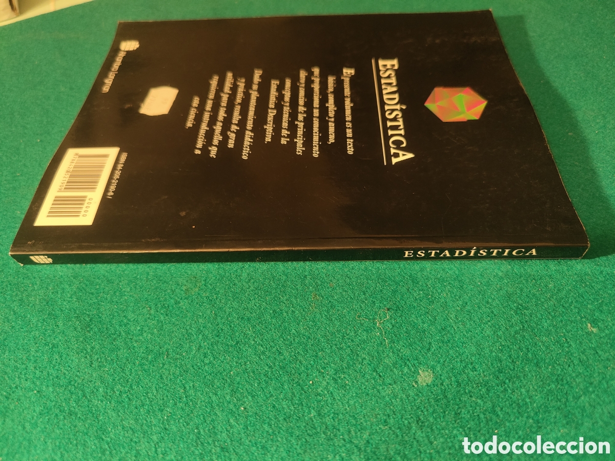 Libros de segunda mano de ciencias: ESTADISTICA M&ordf; ISABEL TOLEDO MU&Ntilde;OZ. ALHAMBRA LONGMAN,1995. - Foto 2
