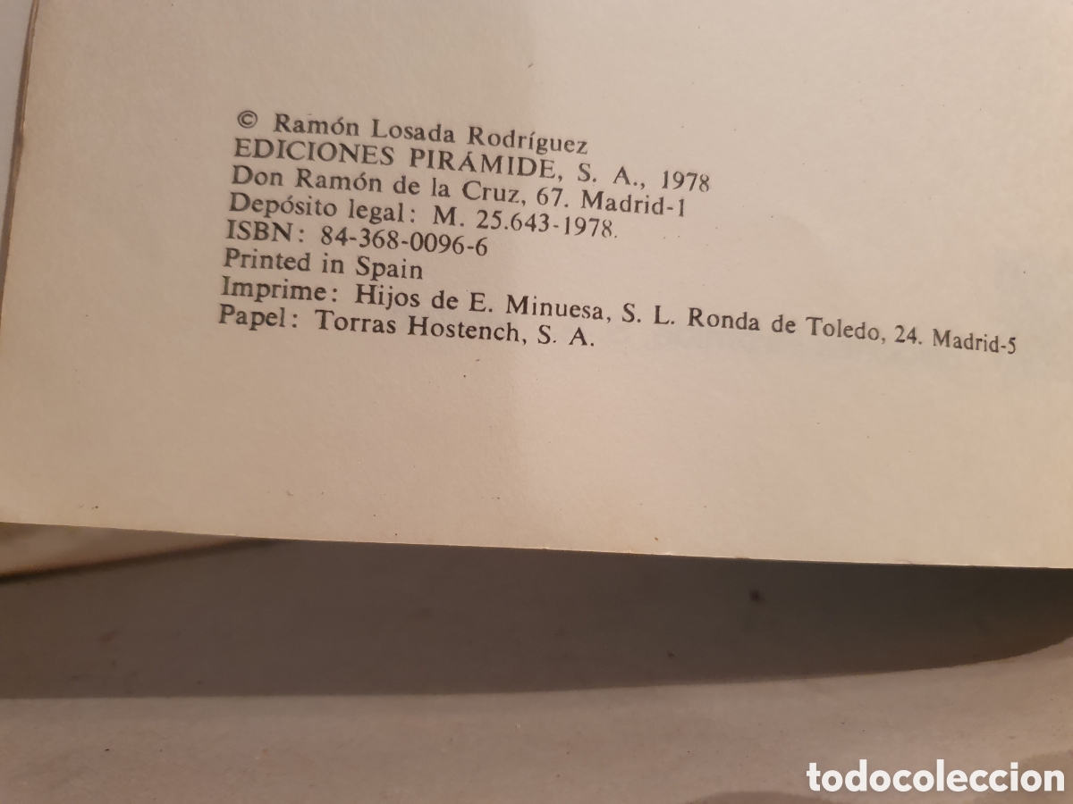 Libros de segunda mano de ciencias: ANALISIS MATEMATICO. RAMON LOSADA RODR&Iacute;GUEZ. EDICIONES PIRAMIDE 1978. - Foto 4